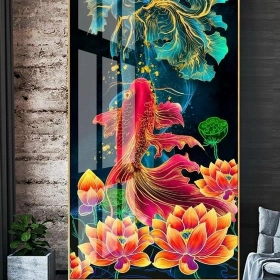 chuyên tranh kính 3D,tranh kính  điêu khắc nghệ thuật,tranh kính trang trí phòng khách , tranh kính 