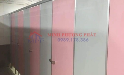 vách ngăn vệ sinh tấm compact hpl