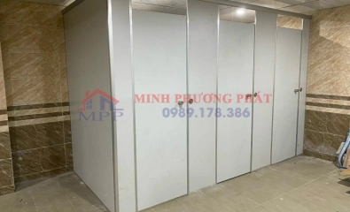 SẢN XUẤT VÀ THI CÔNG HOÀN THIỆN VÁCH NGĂN VỆ SINH COMPACT  - TẠI BA RỊA VŨNG TÀU