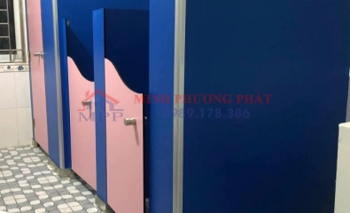 Lắp đặt vách ngăn vệ sinh compact HPL các Khu công nghiệp Nhơn trạch Đồng Nai